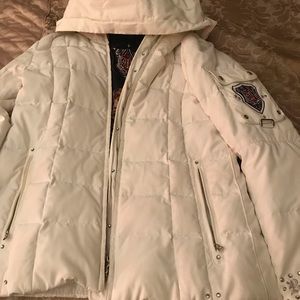 BOGNER Sky White jacket with beautiful details